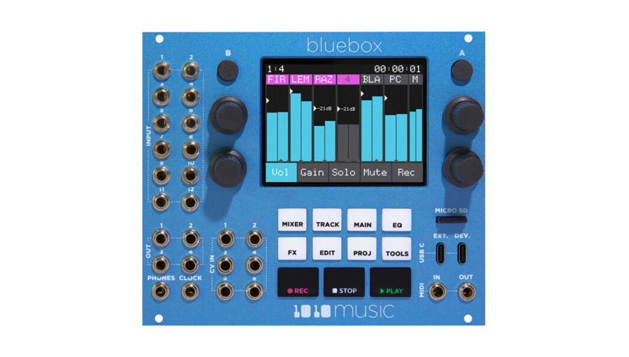 1010MUSIC Bluebox for Eurorack - Compact Digital Mixer/Recorderのサムネイル
