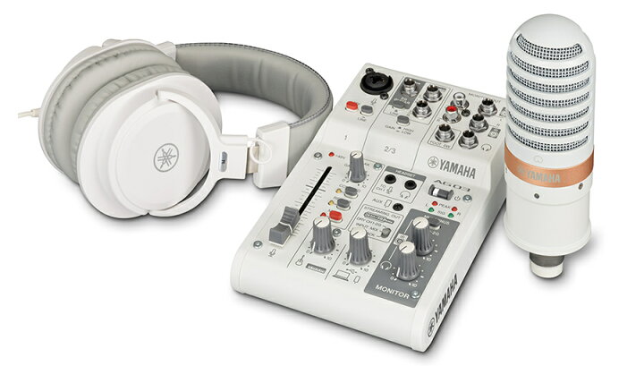 楽天市場】YAMAHA AG03MK2 W LSPK 【ミキサー】【マイク】【ヘッドホン 