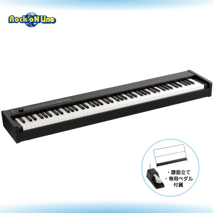 KORG DIGITAL PIANO D1(ブラック)【電子ピアノ】