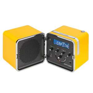 BRIONVEGA radio.cubo Yellow Sun