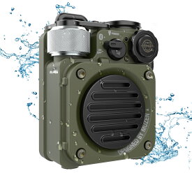 ポイント5倍 ギフト MUZEN Wild Mini 第2世代 Bluetooth スピーカー ジャングルグリーン ストラップ付 | Bluetooth スピーカー 高音質 防水 USB充電 フルメタルボディ ライト付 軽量 コンパクト グリーン アウトドア キャンプ 車中泊 ギフト