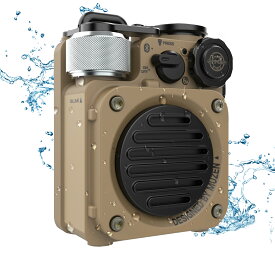 ポイント5倍 ギフト MUZEN Wild Mini 第2世代 Bluetooth スピーカー デザートイエロー ストラップ付き | Bluetooth スピーカー 高音質 防水 USB充電 フルメタルボディ ライト付 軽量 コンパクト スピーカー アウトドア キャンプ 車中泊