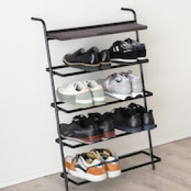 スーパーSALE期間中 ポイント10倍 COLLEND アイアンシューズラック 横幅600cm 奥行き325cm 高さ861cm | シューズ 靴 おしゃれ 玄関 玄関収納 玄関家具 靴ラック ラック 靴箱 収納 コンパクト シンプル 省スペース 靴入れ オープン収納 収納ボックス スリム