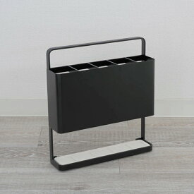 スーパーSALE期間中 ポイント15倍 COLLEND かさ立て ブラック 横幅277cm 奥行き68cm 高さ300cm | 傘立て 傘 かさ 引っ掛けアンブレラスタンド スリム おしゃれ 北欧 玄関 収納 玄関小物 折りたたみ傘 長傘 傘スタンド レインラック アンブレラホルダー 玄関収納