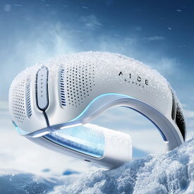 2025年モデル ネッククーラー AICE LITEプラス RANVOO プラス冷却プレート 首掛け扇風機 首 冷やす グッズ 全周ペルチェ素子冷却 360度立体冷風 AI搭載 6000mAh大容量バッテリー 急速充電 熱中症対策 暑さ対策グッズ 携帯扇風機 首掛けクーラー スノーホワイト 送料無料