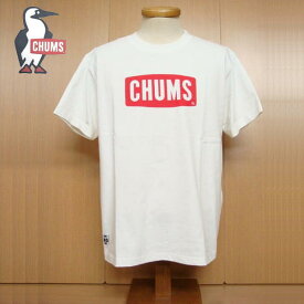 チャムス CHUMS Tシャツ メンズ CHUMS Logo T-Shirt ロゴ 半袖Tシャツ CH01-2277- ホワイト
