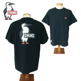 チャムス CHUMS Tシャツ メンズ Booby Logo T-Shirt 半袖Tシャツ CH01-2279 -ブラック