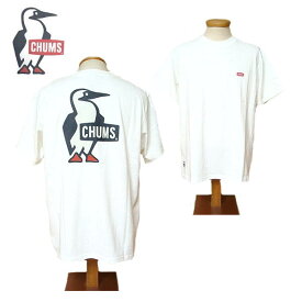 チャムス CHUMS Tシャツ メンズ Booby Logo T-Shirt 半袖Tシャツ CH01-2279 -ホワイト