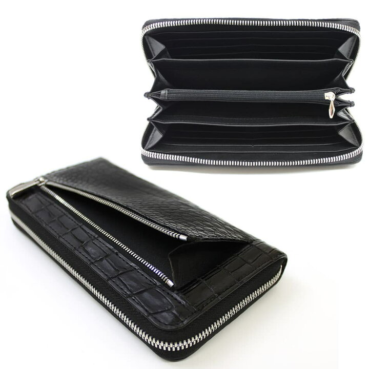 楽天市場】＼50%OFF・期間限定／ ロングウォレット クロコダイル 