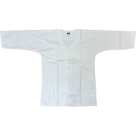 鯉口シャツ 白 刺子 綿100% 日本製 大人用 お祭り衣装 こいくちシャツ 肉襦袢 ホワイト 刺し子 厚手 メン…