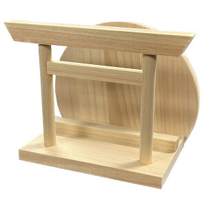 国産ひのき使用 しののめ1社 東雲1社 日本製【あす楽対応】 鳥居付き壁掛けお札差し お札立て お札受け 簡易神棚 白木 天然木 無塗装 檜 桧【送料無料ライン/39ショップ】