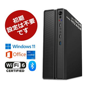 �y2026�V�i.office�t��.WIFI6���ځz�_2�N�ۏ؁^ �f�X�N�g�b�v�p�\�R�� �f�X�N�g�b�vPC Windows 11 �����ݒ�ς� �f�X�N�g�b�v�p�\�R�� �C���e�� office2021 ��13����Intel Core i5-6400 Bluetooth5.2 USB3.2 ������8~