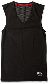 [エーショ-ン] 機能性インナーシャツ クレーターメッシュ Vネック ノースリーブ メンズ