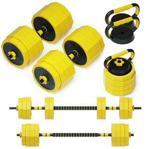 PROIRON �_���x�� �ώ� 20kg/30kg/40kg 2 in 1 /4 in 1 2�Z�b�g �R�l�N�V�����E�`���[�u�i�����p�V���t�g�jdumbbell �Ńo�[�x���ɂ��Ȃ��_���x�� �z�[���W�� �؃g���[�j���O�ƃE�F�C�g���t�e�B��