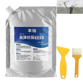 【10秒乾燥】屋根床ひび割れ補修グラウト接着剤、500g ひび割れ補修モルタル、 10秒速乾性高弾性クラック防止グラウト接着剤 防水接着剤 コンクリートヒビ割れ補修剤 補修材 防漏塗料防水