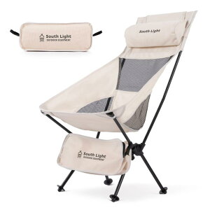 アウトドアチェア 折りたたみ 枕付き 超軽量 2024新型 ハイバック 椅子 キャンプ チェア コンパクト 折り畳み 耐荷重150kg 背もたれ 収納袋付 お釣り バーベキュー 登山 持ち運び便利 2色【h