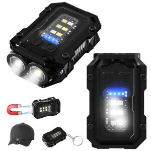 CHAMCHOI ~jCg ^ L[Cg [d ~jLED y 800mAh 2̌ 8_[h 300[ IPX5h Type-C[d NbvI C F  U jO Lv EH[L