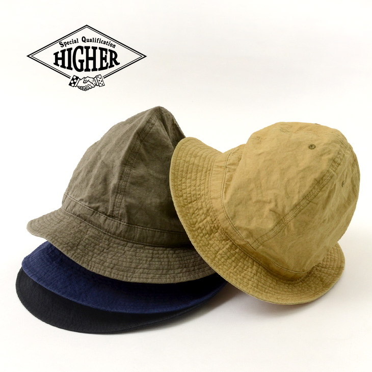 楽天市場】HIGHER（ハイヤー） 綿麻ウェザー マウンテンハット / コットン リネン / メンズ / レディース / 日本製 / COTTON  LINEN MOUNTAIN HAT : ＲＯＣＯＣＯ attractive clothing