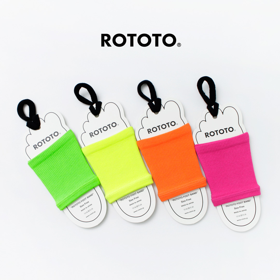 ROTOTO（ロトト） R1414 フットバンド ネオン サンダルソックス 靴下 夏 メンズ レディース 日本製