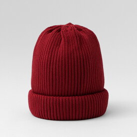 ROTOTO（ロトト） コットン ロールアップビーニー / メンズ レディース 帽子 ニット帽 綿100％ 日本製 COTTON ROLL UP BEANIE