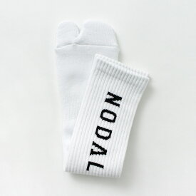 NODAL（ノーダル） NODAL ロゴ ソックス / 靴下 足袋型 メンズ レディース 抗菌 防臭 日本製 サンダル スニーカー NODAL Logo Socks