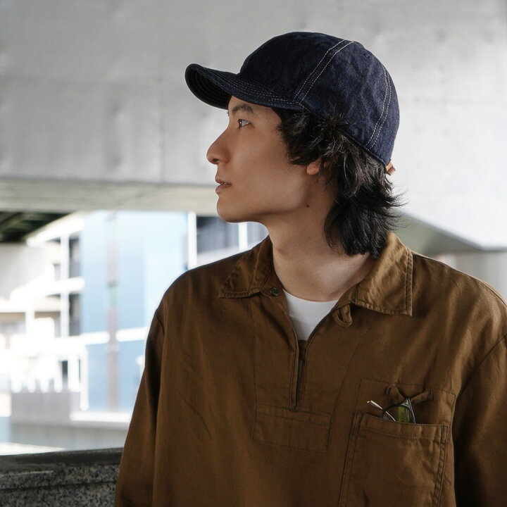楽天市場】HIGHER（ハイアー） セルヴィッチ デニムキャップ ワン 