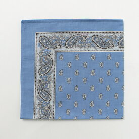 GLARNER TUECHLI（グラルナーチューヒリ） コットン ペイズリー バンダナ / メンズ レディース ハンカチ 綿 Paisley Cotton Bandana