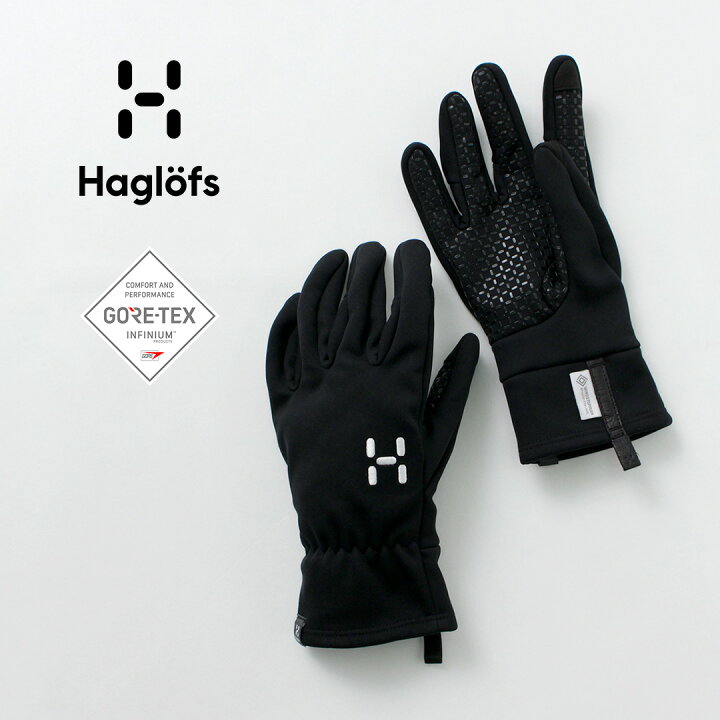 楽天市場】HAGLOFS（ホグロフス） ボウ ウインドストッパー グローブ  