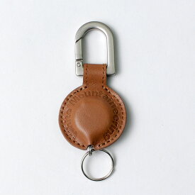 【20％OFF】WHITE MOUNTAINEERING（ホワイトマウンテニアリング）レザー リール キーチェーン / メンズ LEATHER REEL KEYCHAIN【セール】