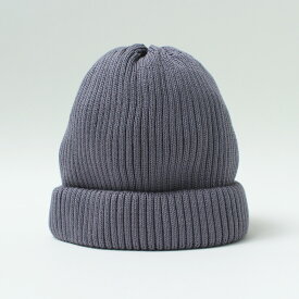 ROTOTO（ロトト） コットン ロールアップビーニー / メンズ レディース 帽子 ニット帽 綿100％ 日本製 COTTON ROLL UP BEANIE