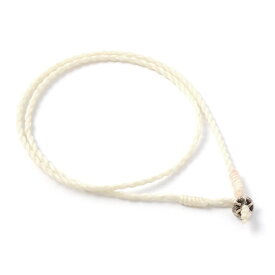 【10％OFFクーポン対象】ワックスコードシルバーチョーカー / ネックレス アンクレット ブレスレット / 3way / カレンシルバー ワックスコード / レディース メンズ ペア可 / phaduA (パ・ドゥア）