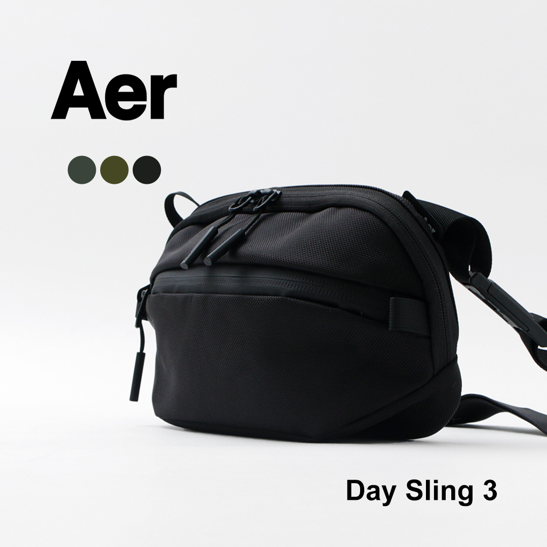 AER（エアー） デイ スリング 3 メンズ ボディバッグ 小さめ ウエストバッグ ショルダーバッグ 旅行 TRAVEL COLLECTION Day  Sling 3 | ＲＯＣＯＣＯ attractive clothing