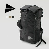 【10％OFFクーポン対象】AND WANDER（アンドワンダー） エコパック 30L バックパック / メンズ レディー…