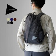 【20％OFFクーポン対象】AND WANDER（アンドワンダー） シル デイパック / リュック メンズ レディース …