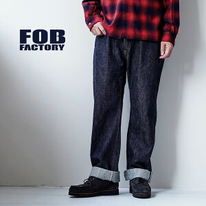 FOB FACTORY�iFOB�t�@�N�g���[�j F137 �f�j�� �E�G�X�g�I�[�o�[�I�[�� ���{�� / �����Y 14oz ���C�h �Z�����B�b�W