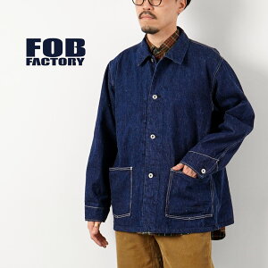 �y10��OFF�N�[�|���ΏہzFOB FACTORY�iFOB�t�@�N�g���[�j F2467 WW2 �f�j�� �J�o�[�I�[�� ���{�� / �����Y ���C�g�A�E�^�[