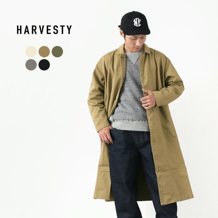 楽天市場】HARVESTY（ハーベスティ） チノクロス オーバーコート  