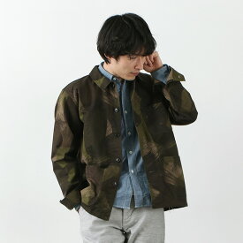 【50％OFF】FOB FACTORY（FOBファクトリー） FRC003 別注 カモ フレンチ シャツ ジャケット / メンズ / ライトアウター / イギリス軍 ミリタリー / 丈夫 / 日本製 / CAMO FRENCH SHIRT JK【セール】