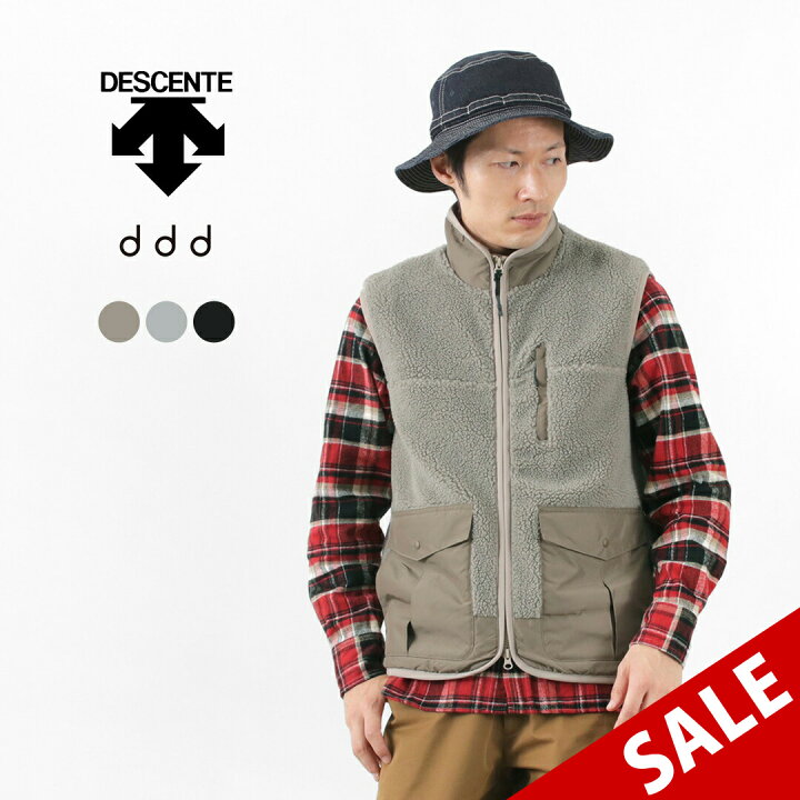 楽天市場 Descente Ddd デサントディーディーディー ボア フリース ベスト メンズ アウター ミドルレイヤー Heat Navi ヒートナビ カジュアル 暖かい Dhmujc31 Boa Fleece Vest ｒｏｃｏｃｏ Attractive Clothing