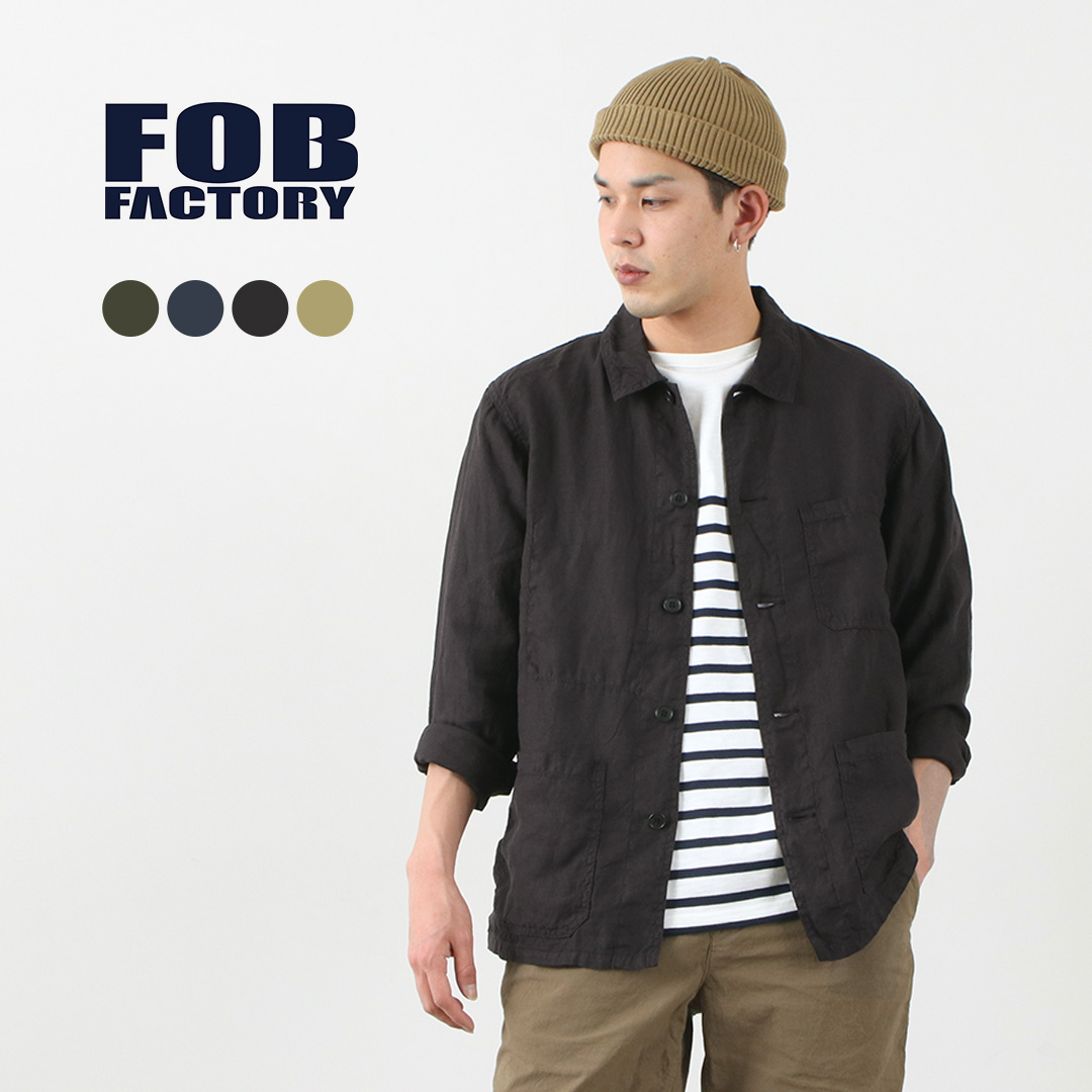 楽天市場】FOB FACTORY（FOBファクトリー） F2413 ヘンプシャツ