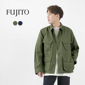 FUJITO（フジト） ジャングル ファティーグ ジャケット / メンズ アウター 綿 コットン リップストップ ミリタリー シャツジャケット Jungle Fatugue Jacket
