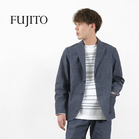 【20％OFFクーポン対象】FUJITO（フジト） ナウン ジャケット / メンズ 20周年記念 テーラード ストレッチ 2つボタン セットアップ 日本製 N.O.UN Jacket