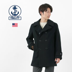 FIDELITY（フィデリティ） 23oz メルトン ピーコート メンズ アウター Pコート ロングコート ウール 毛 アメリカ製 MENS REG PEACOAT MADE IN USA