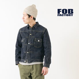 FOB FACTORY（FOBファクトリー） F2378 G3 セルヴィッチデニム 2ND ジャケット / メンズ / 日本製 / SELVEDGE DENIM 2ND JK