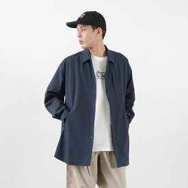 【50％OFF】WOOLRICH（ウールリッチ） エニタイム ロングシャツ / メンズ ビッグシルエット オーバーシルエット シャツジャケット 長袖 無地 ANYTIME LONG SHIRT【セール】