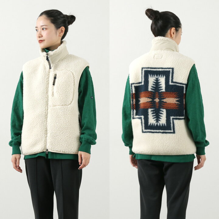 楽天市場】PENDLETON（ペンドルトン） ボア スタンドベスト / メンズ 