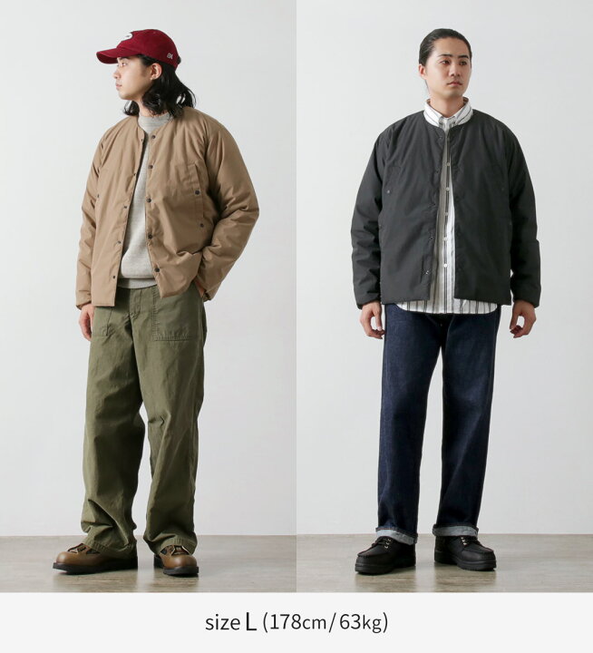 楽天市場】NANGA（ナンガ） 別注 HINOC ヒノック ダウンカーディガン 