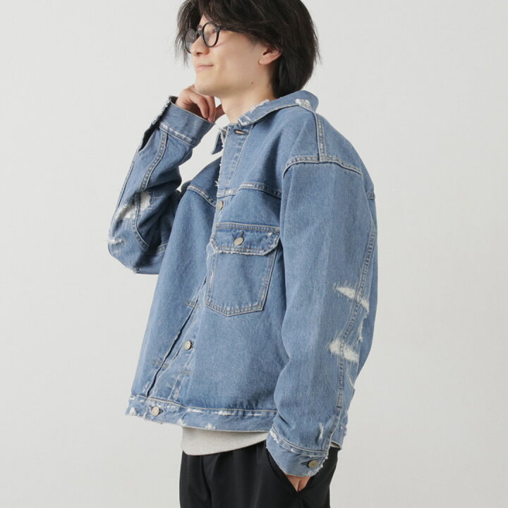 楽天市場】REMI RELIEF（レミレリーフ） 14OZ DENIM 1st JKT（リペア 