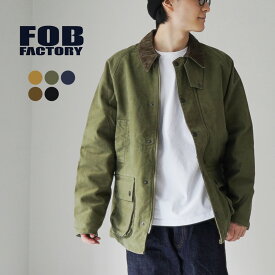 FOB FACTORY（FOBファクトリー） F2361 モールスキン ライディング ジャケット / メンズ アウター 羽織 厚手 日本製 コーデュロイ MOLESKIN RIDING JK