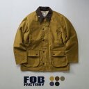 【10％OFFクーポン対象】FOB FACTORY（FOBファクトリー） F2361 ライディングジャケット モールスキン / カバーオール メンズ 日本製 コーデュロイ襟